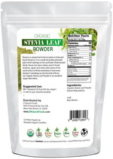 Stevia Leaf Powder - Organic back of the bag image Z Natural Foods 