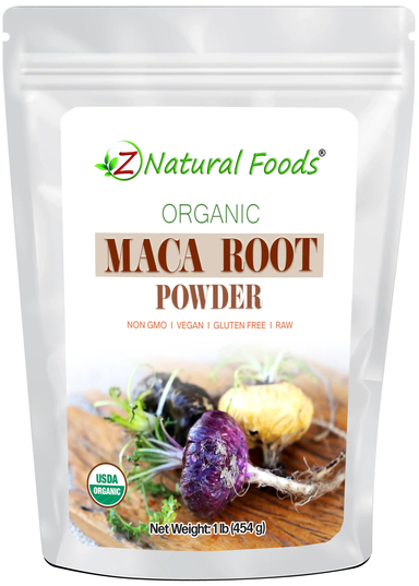 Maca Root Powder - Organic Raw front of the bag image 1 lb