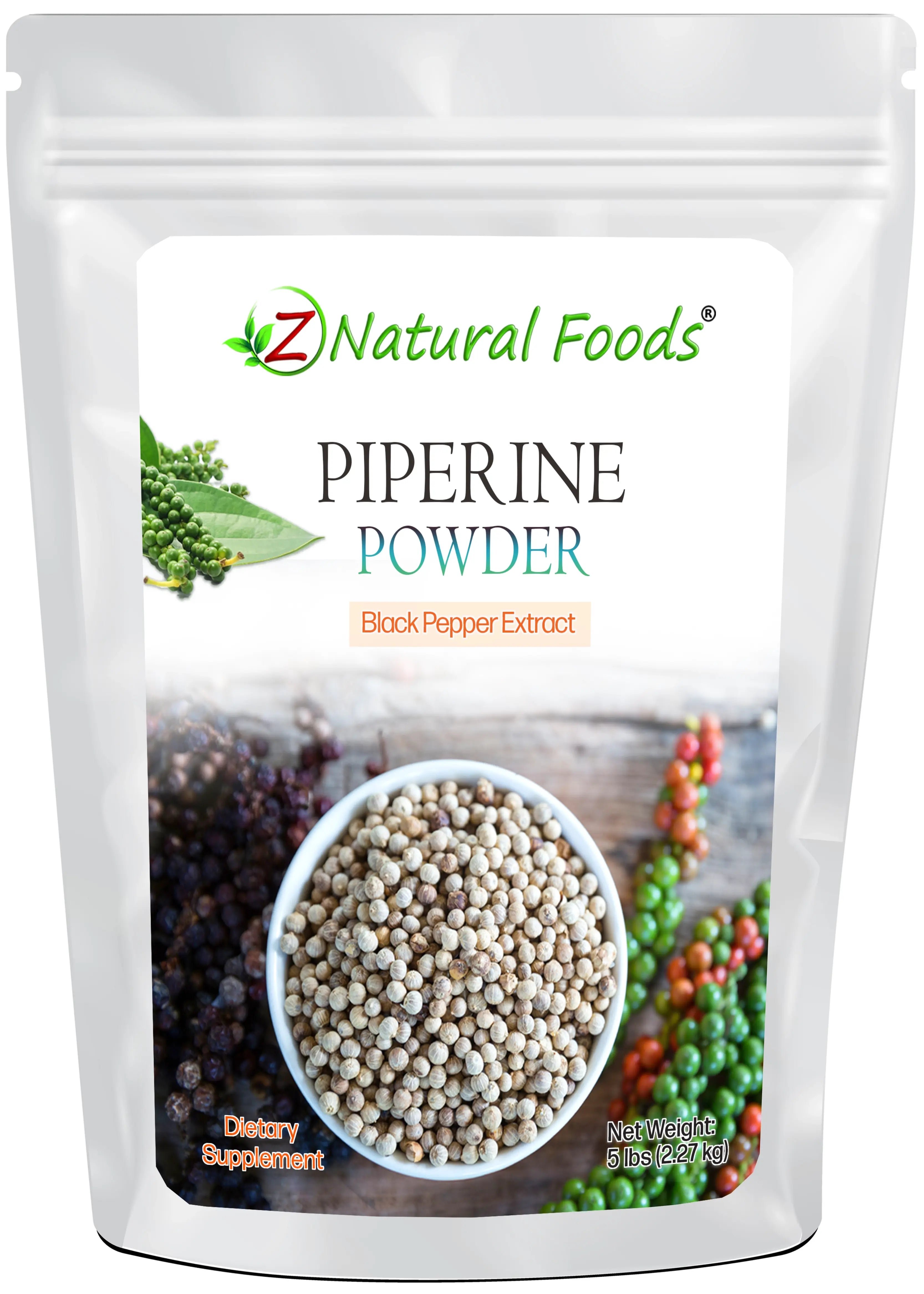 Piperine Extract Powder front of the bag image 5 lbs