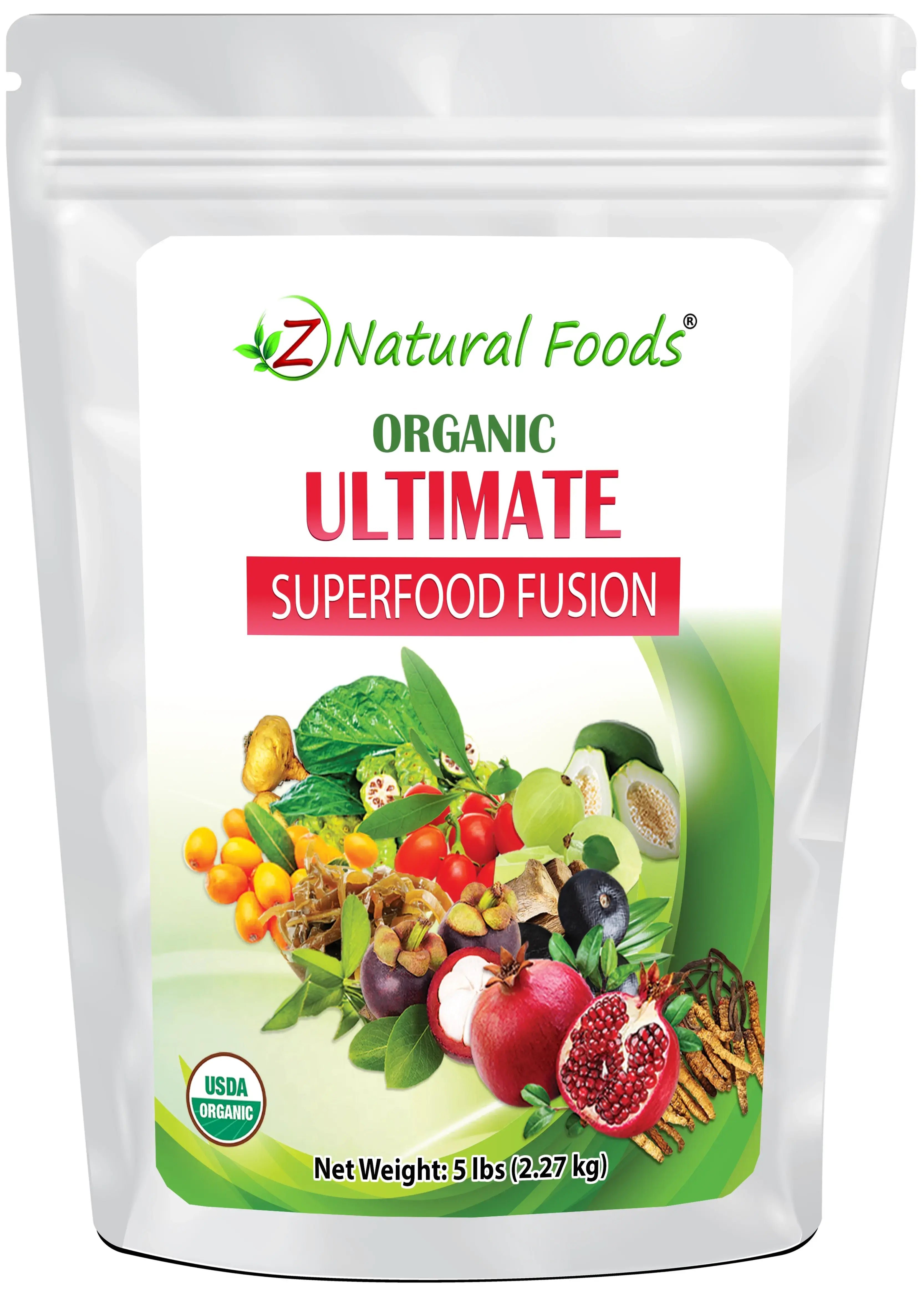 Front bag image of Organic Ultimate Superfood Fusion 5 lb 