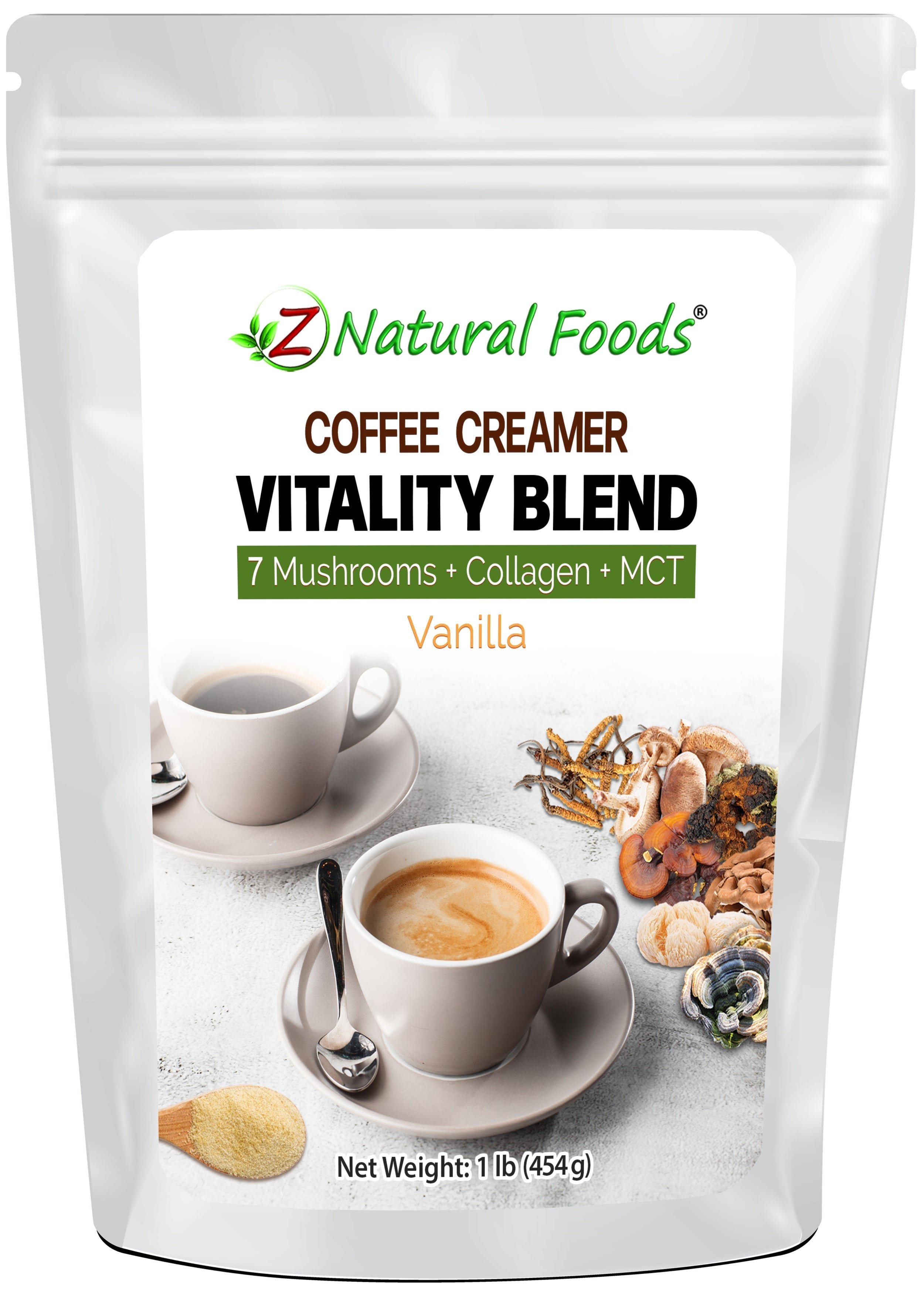 Vanilla Coffee Creamer with Mushrooms | Shelf-Stable Creamer | Z