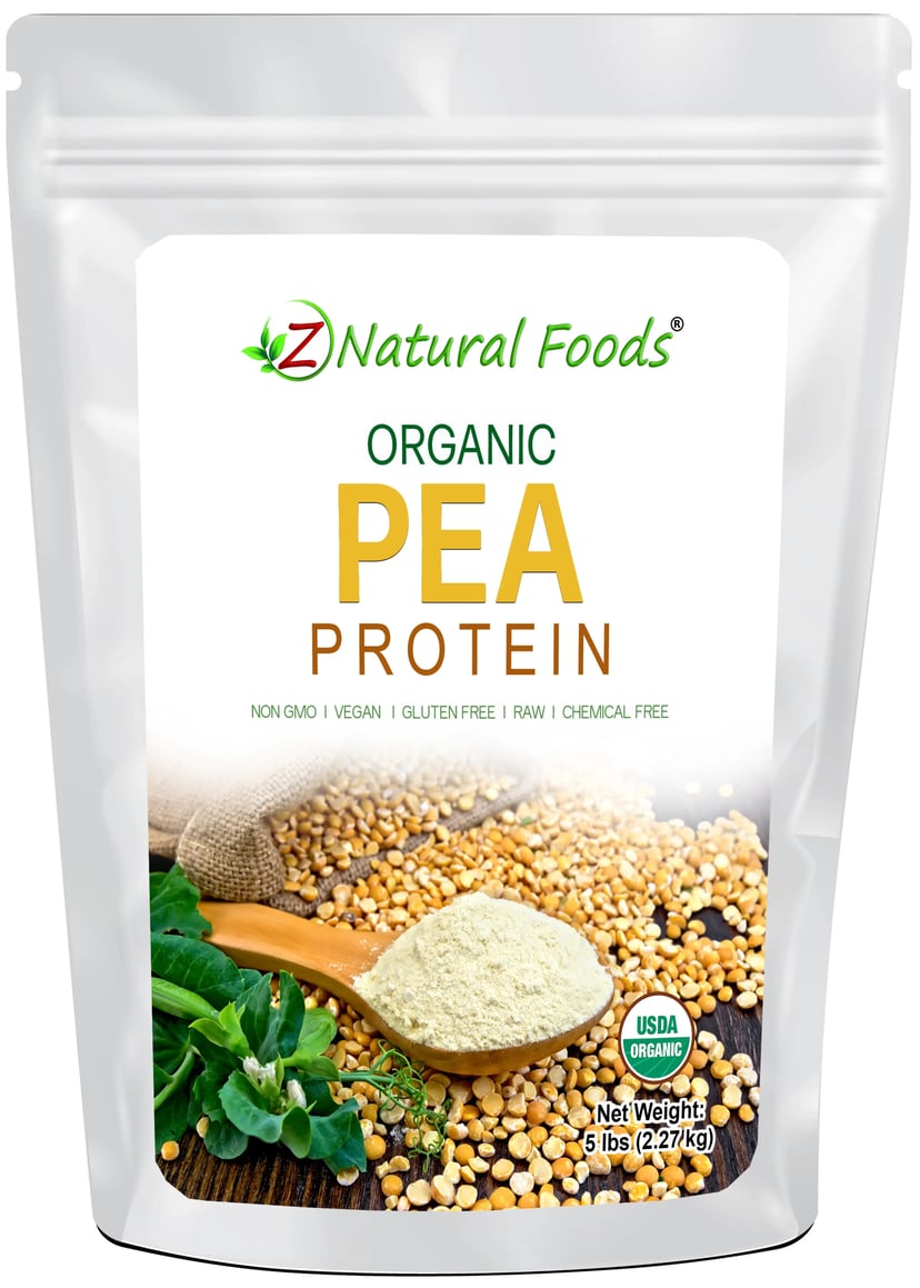 Pea Protein - Organic front of the bag image 5 lb 