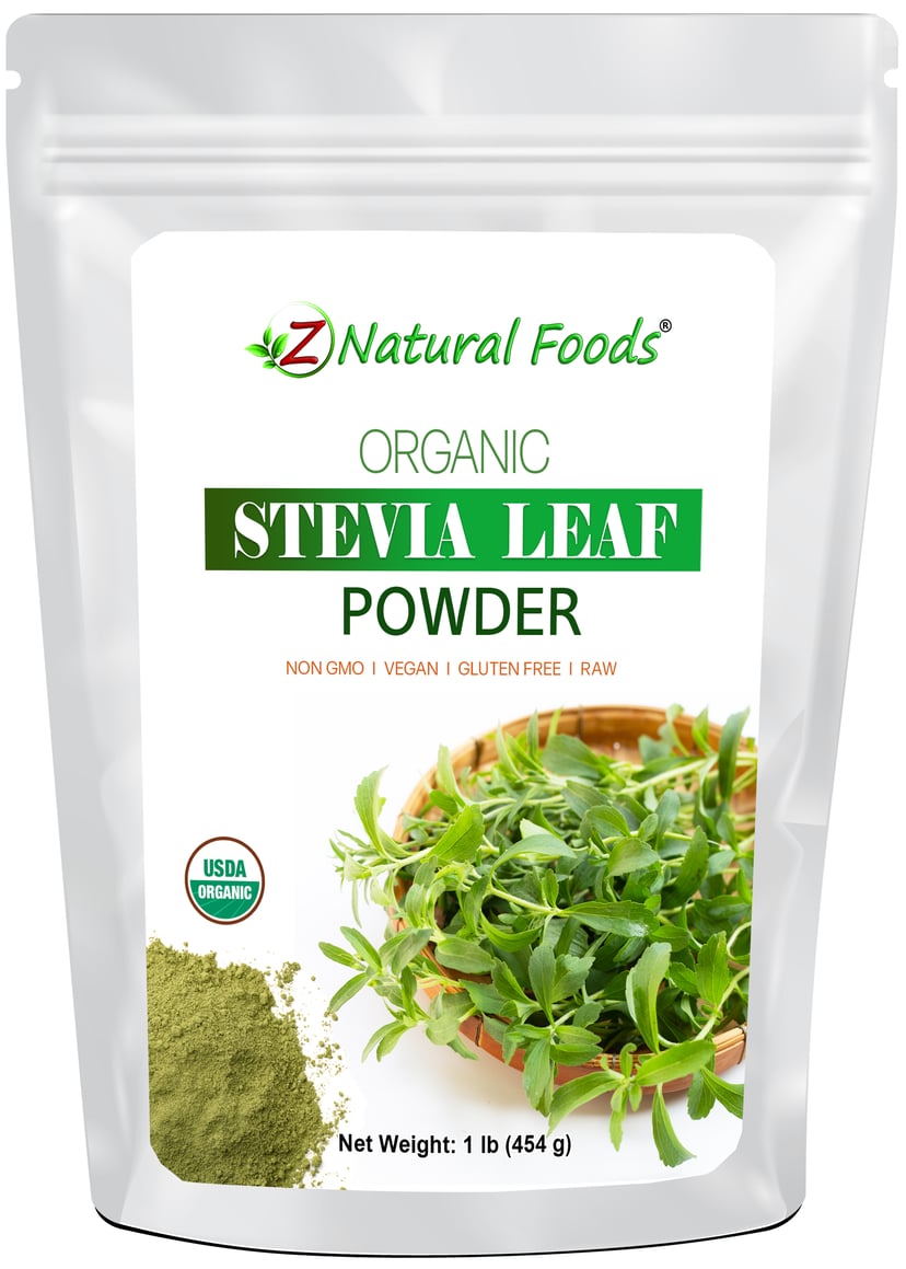 Stevia Leaf Powder - Organic front of the bag image 1 lb