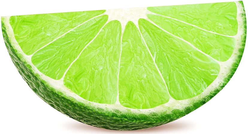 Image of a quartered lime