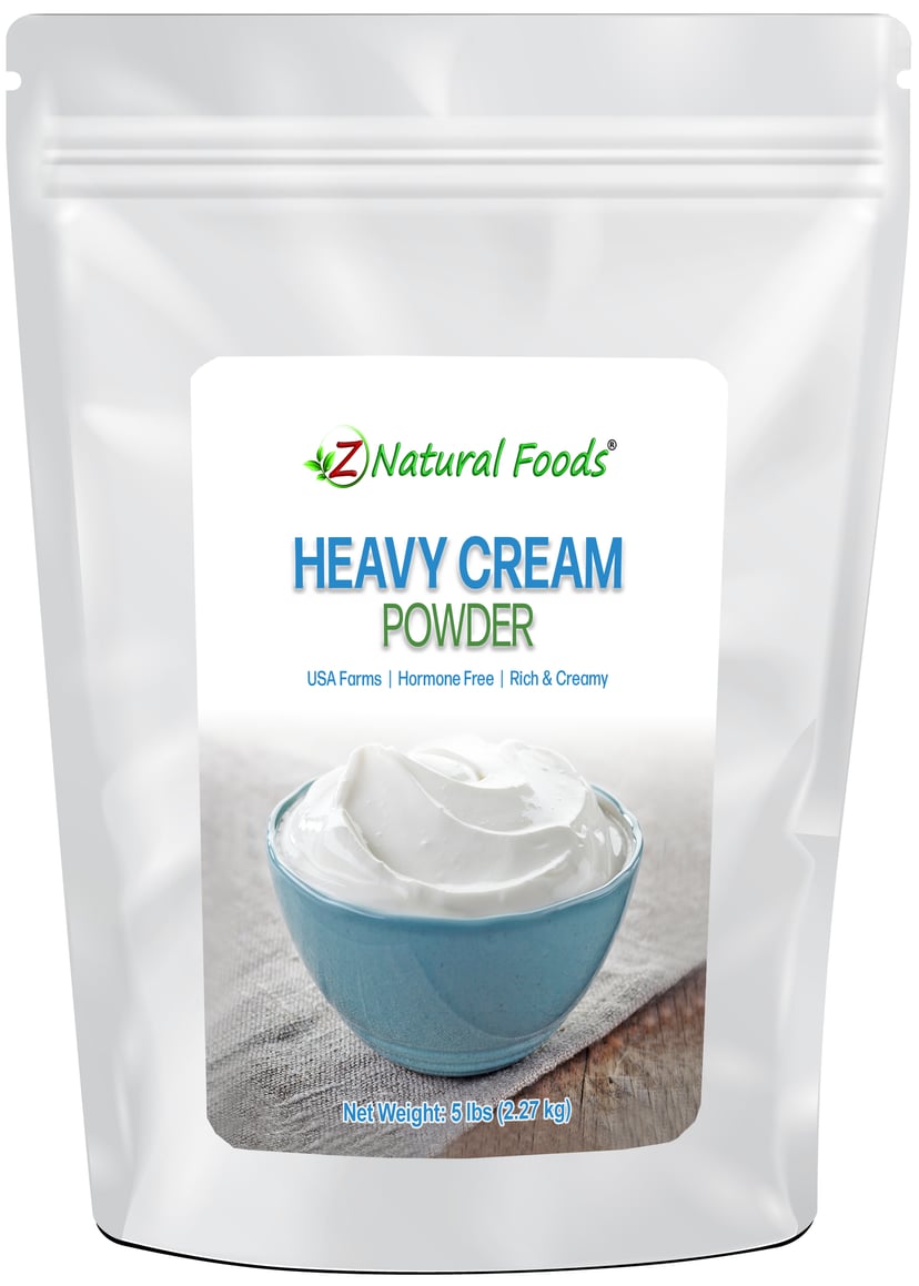 Image of front of 5 lb bag of Heavy Cream Powder