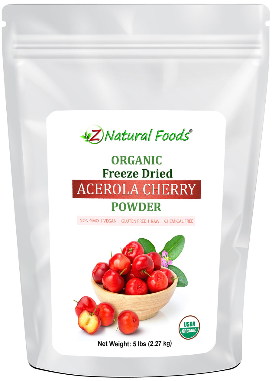 Acerola Cherry Front of the bag image 5 lbs