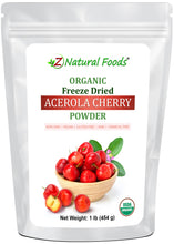 Acerola Cherry Front of the bag image 1 lb