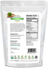 Back of the bag image of Acerola Cherry Unripe Powder - Organic Freeze Dried from Z Natural Foods 1 lb