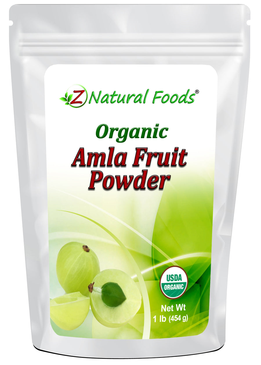 Amla (Amalaki) Fruit Powder - Organic front of the bag image 1 lb