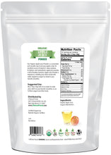 Photo of back of 5 lb bag of Apple Juice Powder - Organic