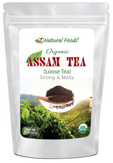 Assam Tea - Organic front bag image Tea Z Natural Foods 8 oz 