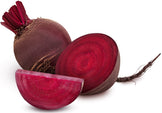 Image of sliced and whole beet