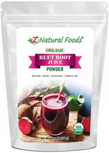 1 lb Beet Root Juice Powder - Organic front of bag image