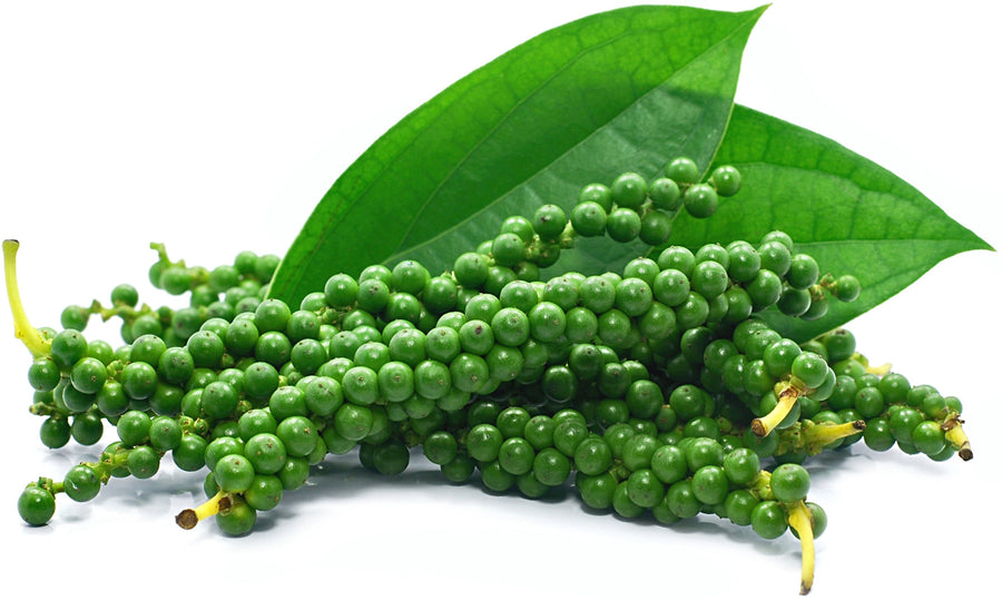Image of black pepper in its unripe state