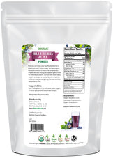 Back of the bag image of Blueberry Juice Powder - Organic 5 lb