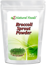 Broccoli Sprout Powder front of the bag image Z Natural Foods 1 lb 