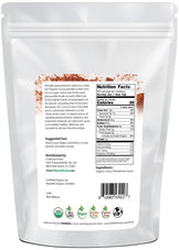 Cacao Powder - Extra Rich - Organic back of the bag image 5 lbs