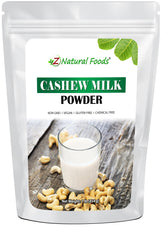 Cashew Milk Powder front of the 1 lb bag image Z Natural Foods 