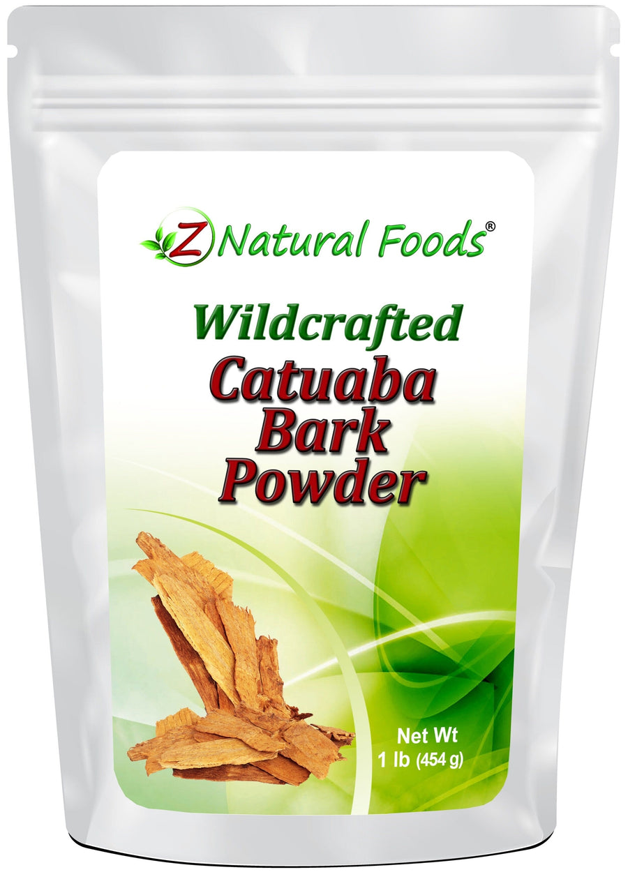 Catuaba Bark Powder front of the bag image Z Natural Foods 1 lb 