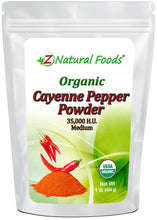 Cayenne Pepper Powder - Organic front bag image Z Natural Foods 1 lb 