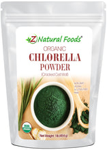 Chlorella Powder (Cracked Cell Wall) - Organic front of bag image Z Natural Foods 