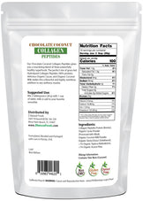 Back of bag image of Chocolate Coconut Collagen Peptides Protein Powder from Z Natural Foods 