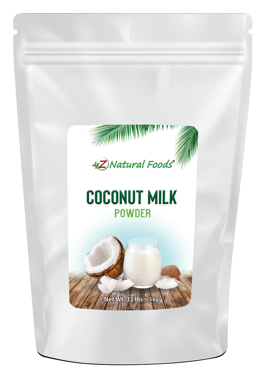Photo of front of 33 lb bag of Coconut Milk Powder Fruit Powders Z Natural Foods 