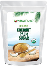 Coconut Palm Sugar - Organic front of the bag image Z Natural Foods 1 lb