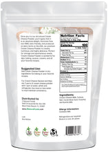 Cream Cheese Powder back of the bag image Z Natural Foods 