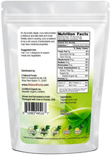 Curry Leaf Powder - Organic back of the bag image Z Natural Foods 