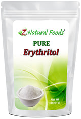 Erythritol front of the bag image Z Natural Foods 1 lb 