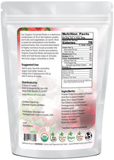 Essential Reds - Organic back of the bag image Z Natural Foods 