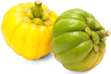 Image of a yellow and green Garcinia Cambogia fruit