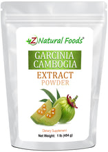 Garcinia Cambogia Extract Powder front of the bag image Z Natural Foods 
