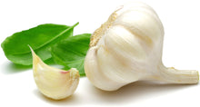 Image of Garlic clove next to whole garlic.