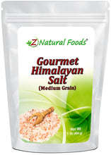 Gourmet Himalayan Salt - Medium front of the bag image Z Natural Foods 1 lb 