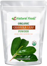 Organic Graviola Leaf Powder front of the bag image