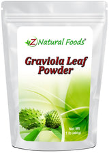 Graviola Leaf Powder front of the bag image Z Natural Foods 1 lb 