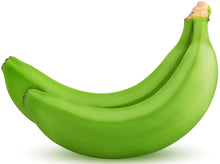 Image of 2 Green Unripe Bananas