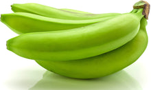 Image of a bundle of Green Unripe Bananas