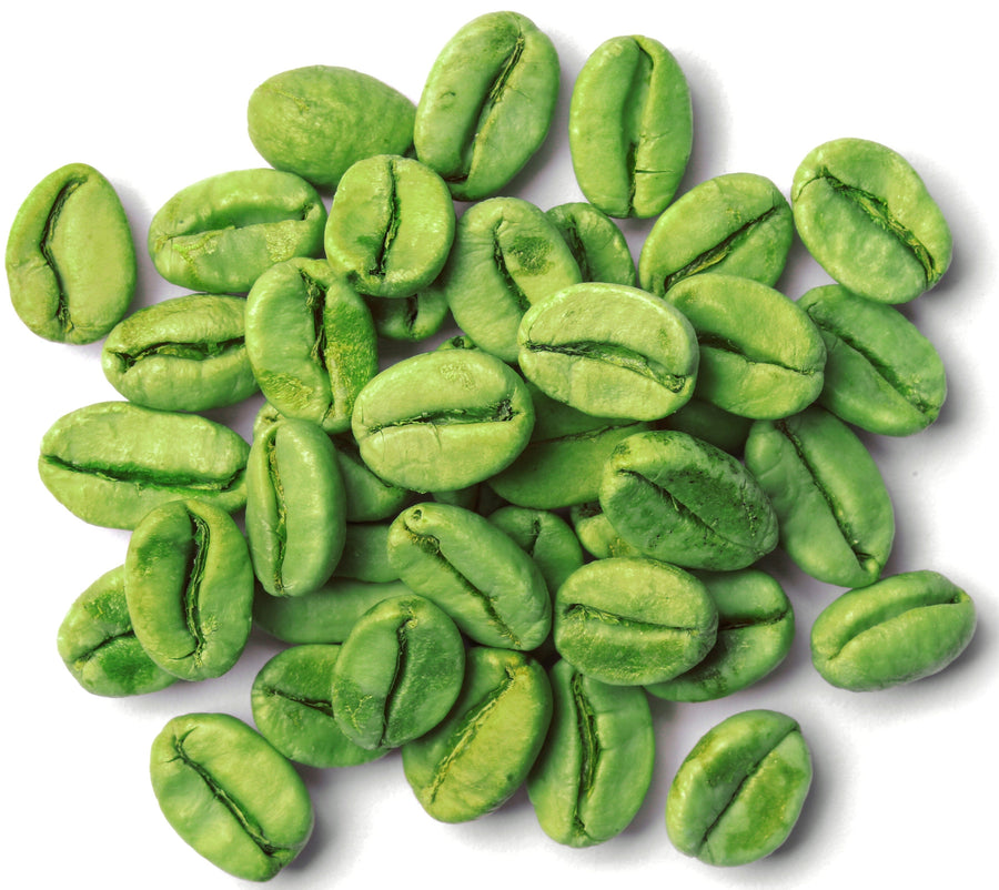 Image of Green Coffee Beans in small pile.