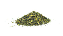 Image of Green Tea (Loose) - Organic in small pile with white backdrop. 