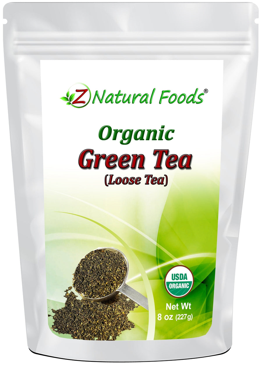 Front image Green Tea (Loose) - Organic Tea bag from Z Natural Foods 