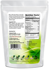 Back of bag image of Gymnema Sylvestre Leaf Powder - Organic from Z Natural Foods 