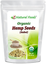 Front bag image of Hemp Seeds - Raw, Organic, Shelled from Z Natural Foods 1 lb 