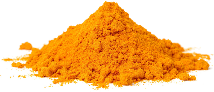Image of IMMU-C Blend bright orange colored powder in a pile
