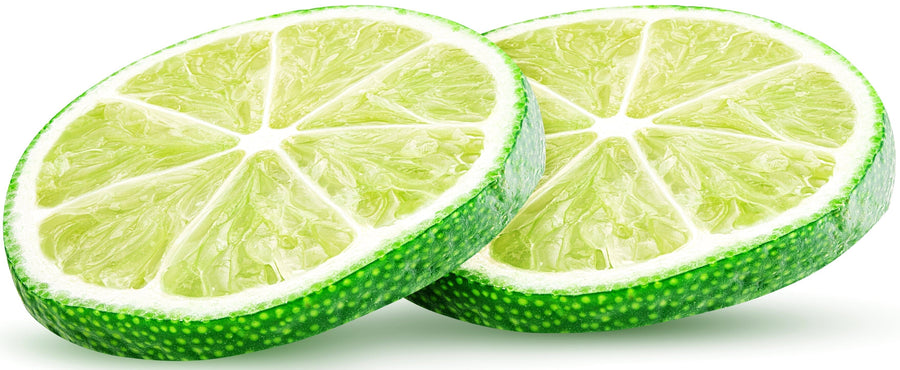 Image of 2 thinly sliced limes