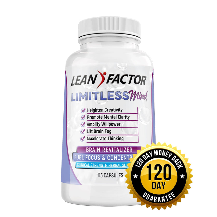 Photo of front of bottle of Limitless Mind - Ultimate Nootropic Brain Booster Z Natural Foods 150 Capsules per bottle