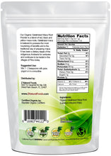 Back of bag image of Maca Root Gelatinized Powder - Organic from Z Natural Foods 