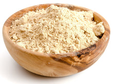 Image of wooden bowl containing Maca Root Gelatinized Powder